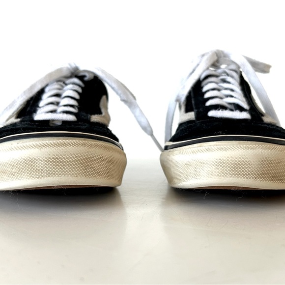 FUZZY VANS - Sherpa Lined Black Suede Vans 9.5 - Picture 7 of 10